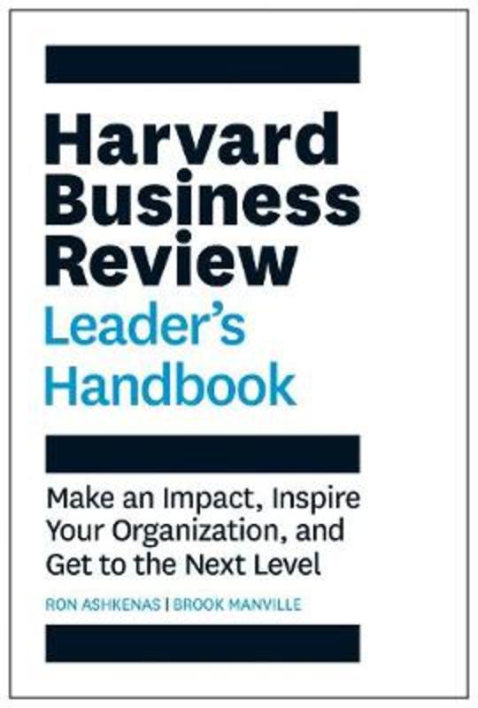 Harvard Business Review Leader's Handbook by Ron Ashkenas - 9781633693746
