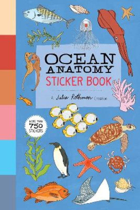 Ocean Anatomy Sticker Book by Julia Rothman - 9781635865370