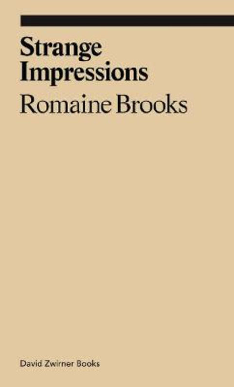 Strange Impressions by Romaine Brooks - 9781644230824