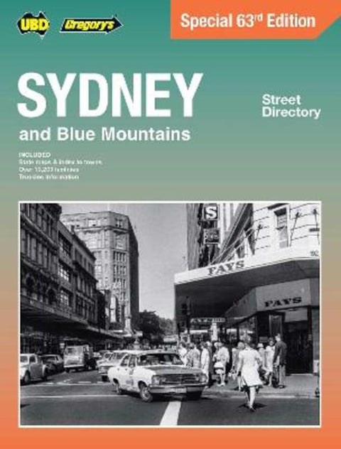 Sydney & Blue Mountains Street Directory 63rd Edition by Hardie Grant Explore - 9781741179927