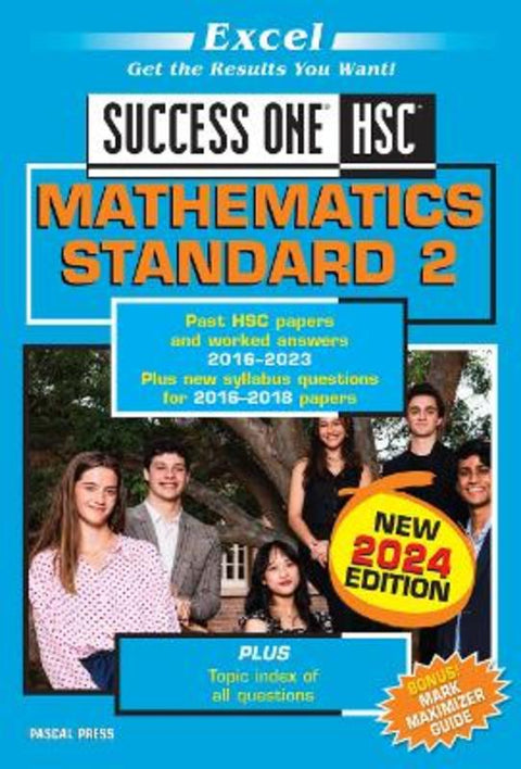 Excel Success One Hsc Mathematics Standard 2 Year 12 by Standard 2 2024 Edition - 9781741257571
