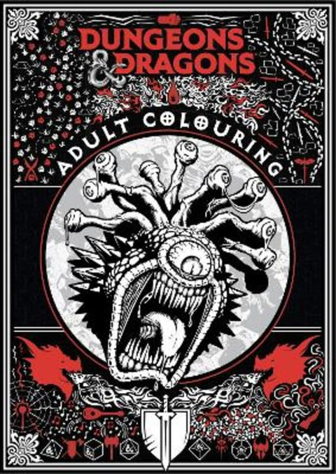 Dungeons and Dragons: Adult Colouring Book (Hasbro) by Hasbro - 9781760261450