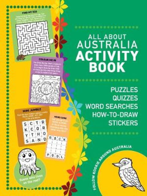 All About Australia Activity Book by New Holland Publishers - 9781760792008