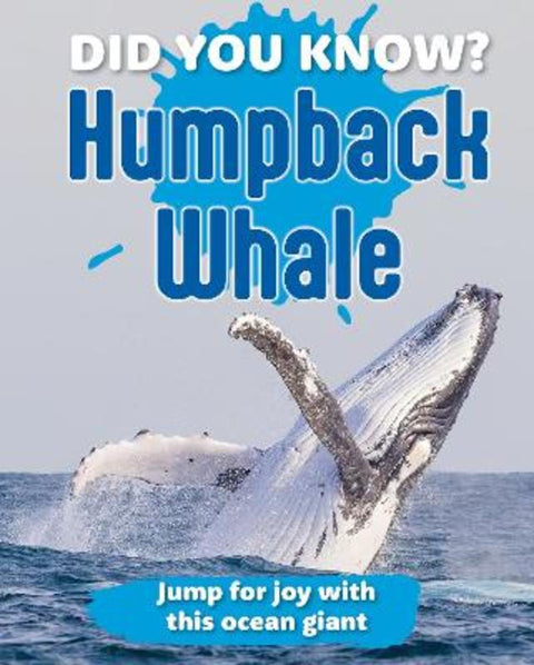 Did You Know? Humpback Whale from Young Reed - Harry Hartog gift idea