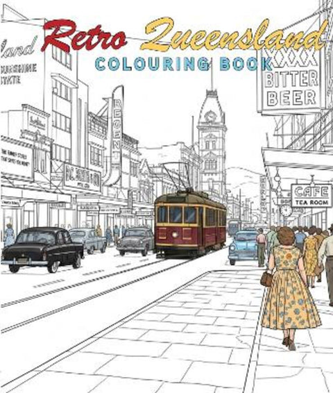 Retro Queensland Colouring Book by New Holland Publishers - 9781760798918