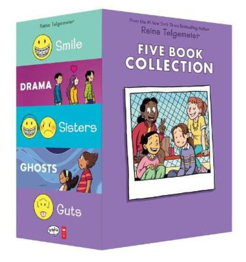 Raina Telgemeier: Five Book Collection by Raina Telgemeier - 9781761127465