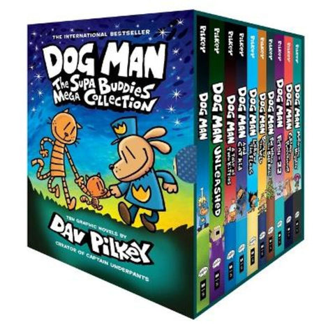 Dog Man: the Supa Buddies Mega 10-Book Collection by Dav Pilkey - 9781761209017