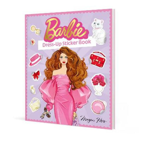 Barbie: Dress-Up Sticker Book by Megan Hess - 9781761218606