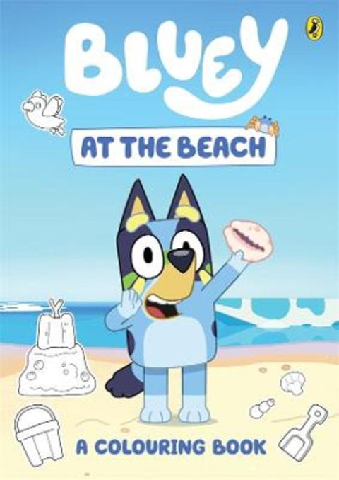 Bluey: At the Beach: A Colouring Book by Bluey - 9781761343100