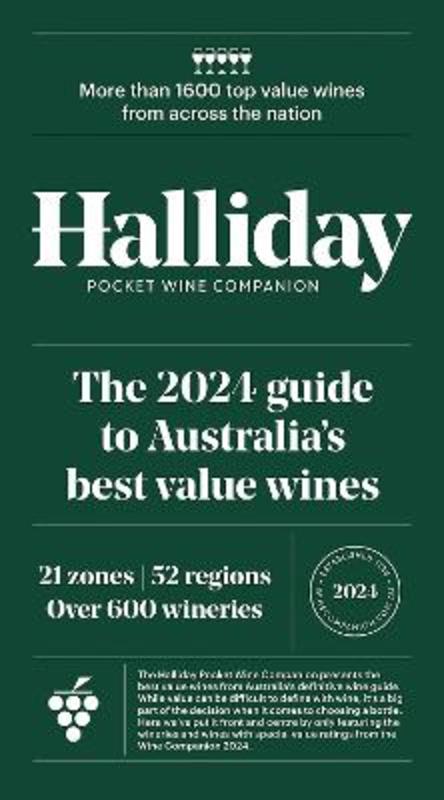 Halliday Pocket Wine Companion 2024 by James Halliday - 9781761450358