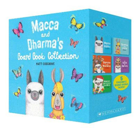 Macca and Dharma's 5-Board Book Collection by Matt Cosgrove - 9781761521836