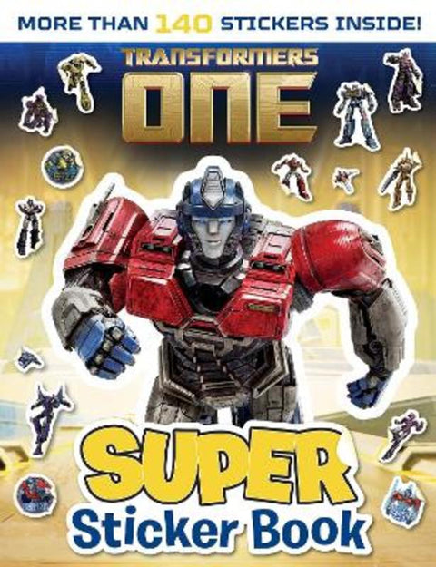 Transformers One: Super Sticker Book (Hasbro) - 9781761527524