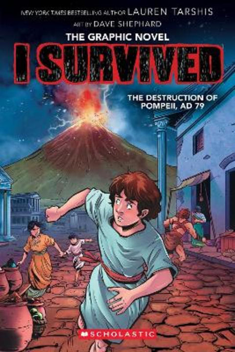I Survived the Destruction of Pompeii, AD 79 (The Graphic Novel) by Lauren Tarshis - 9781761527838