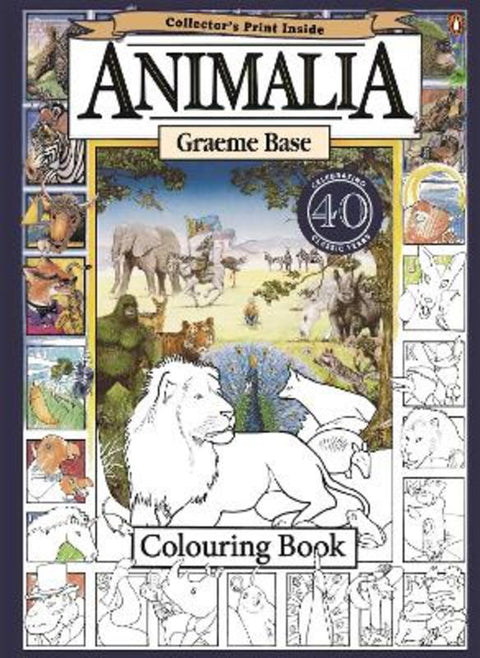 Animalia Colouring Book by Graeme Base - 9781761622298