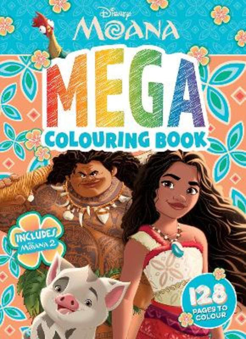 Moana: Mega Colouring Book (Disney: Includes Moana 2) - 9781761640841