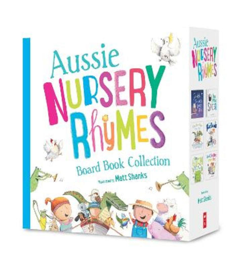 Aussie Nursery Rhymes 6-Board Book Collection by Matt Shanks - 9781761648038