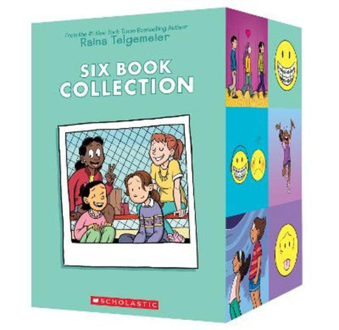 Raina Telgemeier: Six Book Collection by Raina Telgemeier - 9781761648120