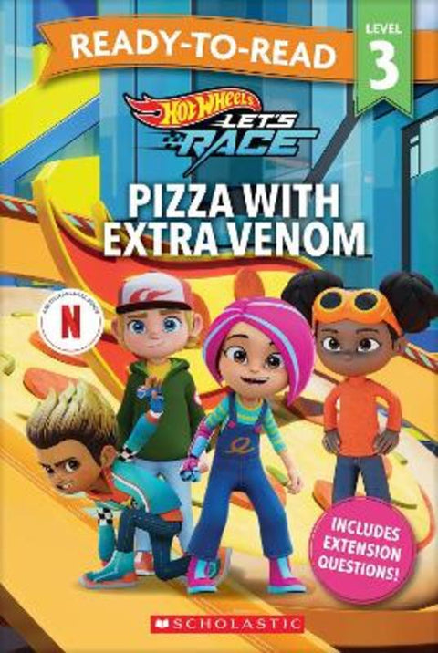Hot Wheels: Pizza With Extra Venom - Ready-to-Read Level 3 (Mattel) - 9781761648601
