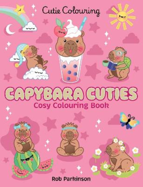 Capybara Cuties (Cutie Colouring #2) by Rob Parkinson - 9781761723940