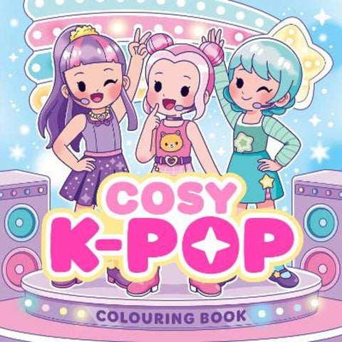 Cosy K-Pop Colouring Book by Pamela Barbieri - 9781761810862