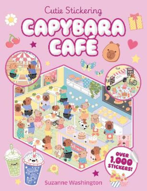 Capybara Cafe (Cutie Stickering #1) by Suzanne Washington - 9781761812743