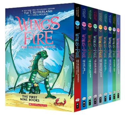Wings Of Fire: The Graphic Novels: The First Nine Books Box Set by Tui T Sutherland - 9781761812873