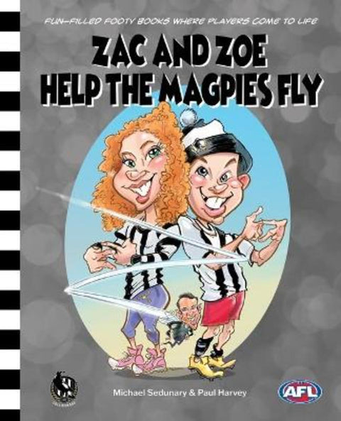 Zac and Zoe Help the Magpies Fly from Michael Sedunary - Harry Hartog gift idea