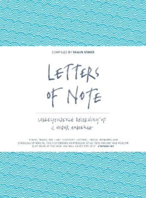 Letters of Note by Shaun Usher - 9781782112235
