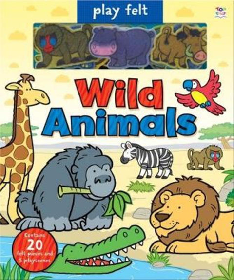 Play Felt Wild Animals by Oakley Graham - 9781787004351