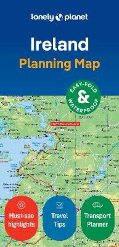 Lonely Planet Ireland Planning Map by Lonely Planet - 9781787015814
