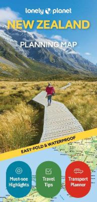 Lonely Planet New Zealand Planning Map by Lonely Planet - 9781787016040