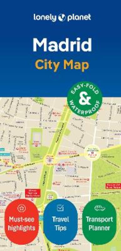 Lonely Planet Madrid City Map by Lonely Planet - 9781787017108