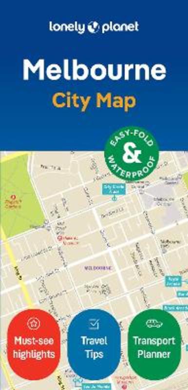Lonely Planet Melbourne City Map by Lonely Planet - 9781787017153