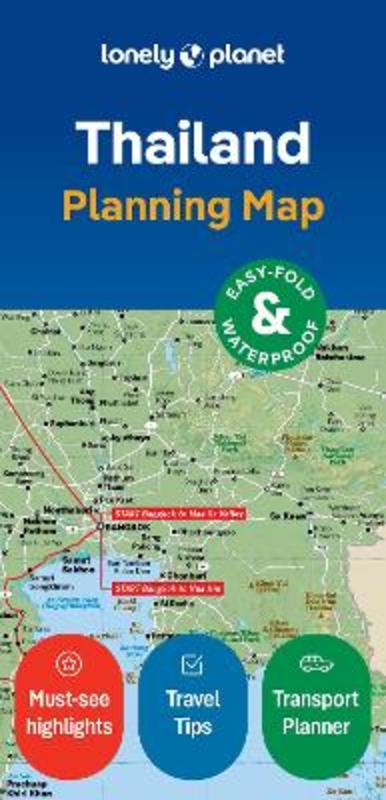 Lonely Planet Thailand Planning Map by Lonely Planet - 9781787017818
