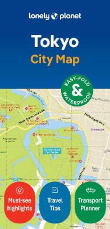 Lonely Planet Tokyo City Map by Lonely Planet - 9781787017849