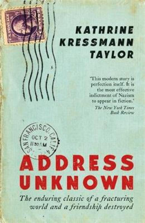 Address Unknown by Kathrine Kressmann Taylor - 9781788163415