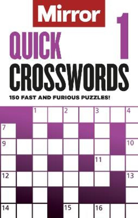 The Mirror: Quick Crosswords 1 by Daily Mirror Reach PLC - 9781788403962