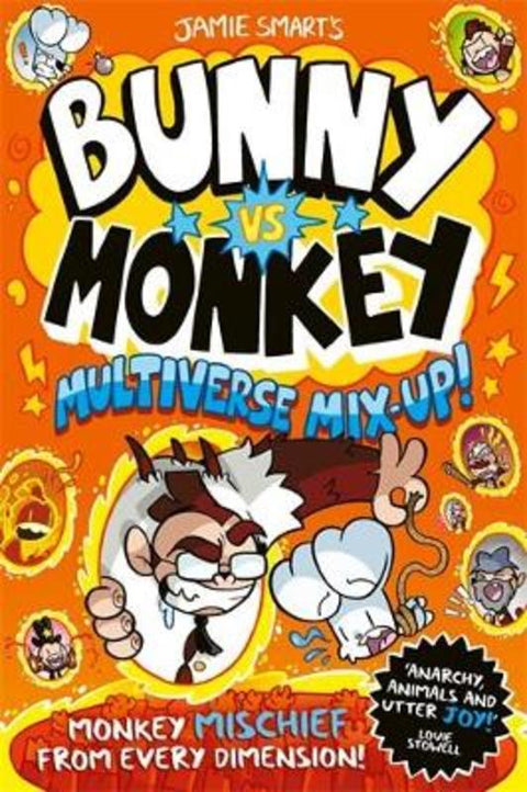 Bunny vs Monkey: Multiverse Mix-up! (a Phoenix Comic Book, from the multi-million-selling creative genius Jamie Smart) by Jamie Smart - 9781788452922