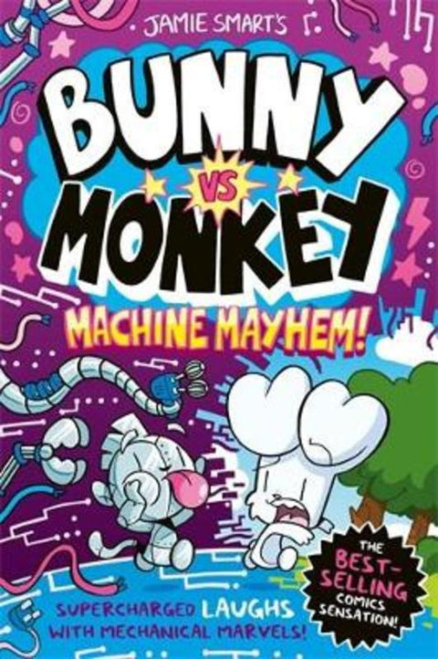 Bunny vs Monkey: Machine Mayhem (a Phoenix Comic Book, from the multi-million-selling creative genius Jamie Smart) by Jamie Smart - 9781788452977