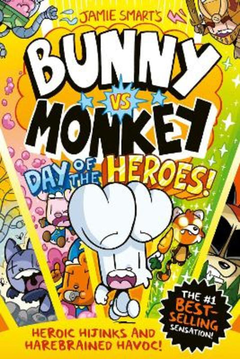 Bunny vs Monkey 12: Day of the Heroes! by Jamie Smart - 9781788454452