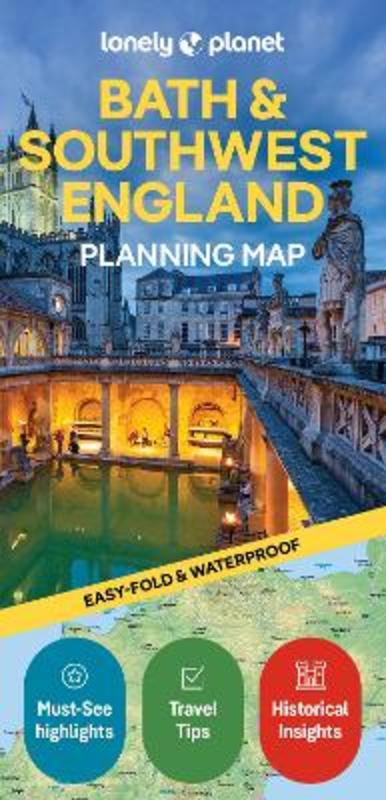 Lonely Planet Bath & Southwest England Planning Map by Lonely Planet - 9781788687690
