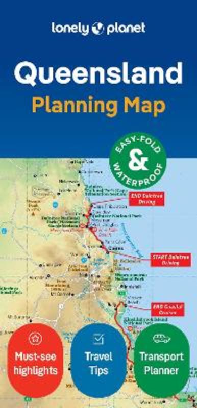 Lonely Planet Queensland Planning Map by Lonely Planet - 9781788688772