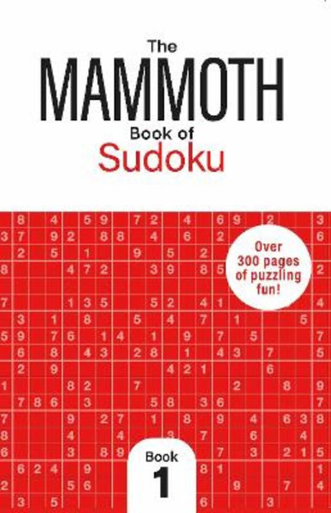 The Mammoth Book of Sudoku 1 by Dr Gareth Moore - 9781789298260