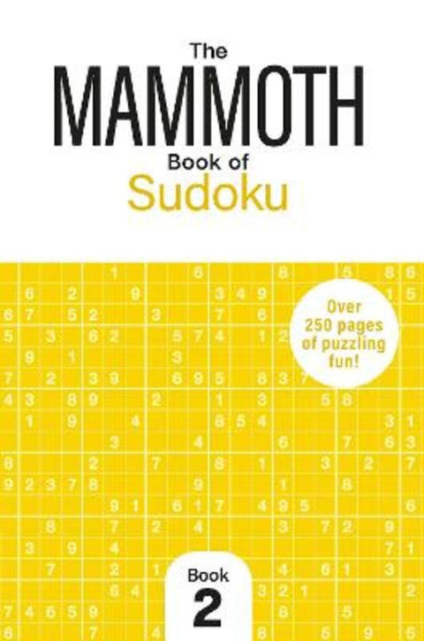 The Mammoth Book of Sudoku 2 by Dr Gareth Moore - 9781789299175