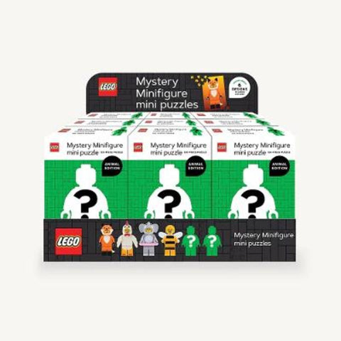 LEGO Mystery Minifigure Puzzles 12 Copy CDU (GREEN: Animal Edition) by LEGO - 9781797225760