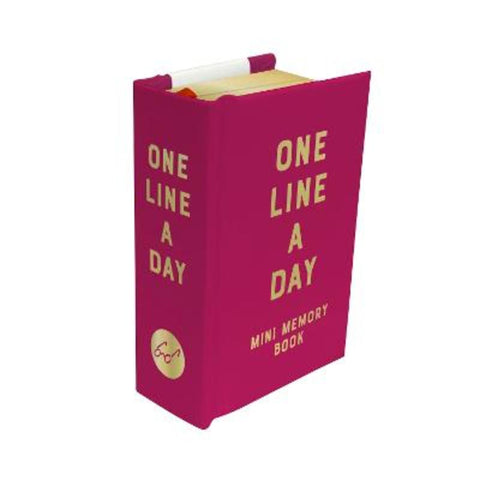 Rose Velvet Mini One Line a Day by Chronicle Books - 9781797247915