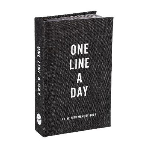 Black Canvas One Line a Day by Chronicle Books - 9781797249148