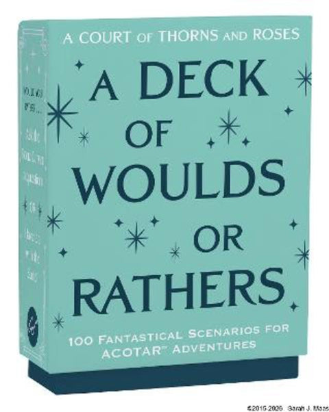 A Court of Thorns and Roses Official Deck: A Deck of Woulds or Rathers by Sarah J. Maas - 9781797249766