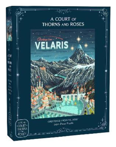 A Court of Thorns and Roses Official Greetings from Velaris 1000-Piece Puzzle from Sarah J. Maas - Harry Hartog gift idea