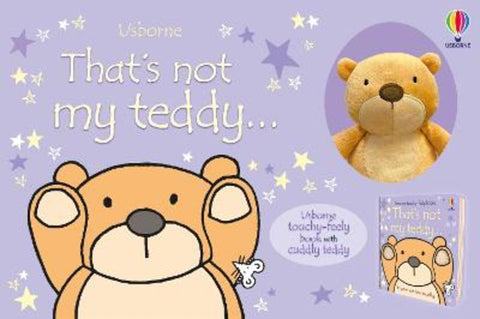 That's not my teddy... book and toy by Fiona Watt - 9781801310468
